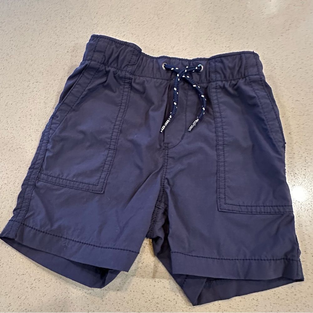 Baby Gap Boys Quick Dry Navy Pull On Shorts Size 18-24 M